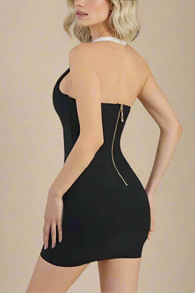 Shop  black dress - Perfect for special occasions | Leone Bandage Mini Dress - Classic Black