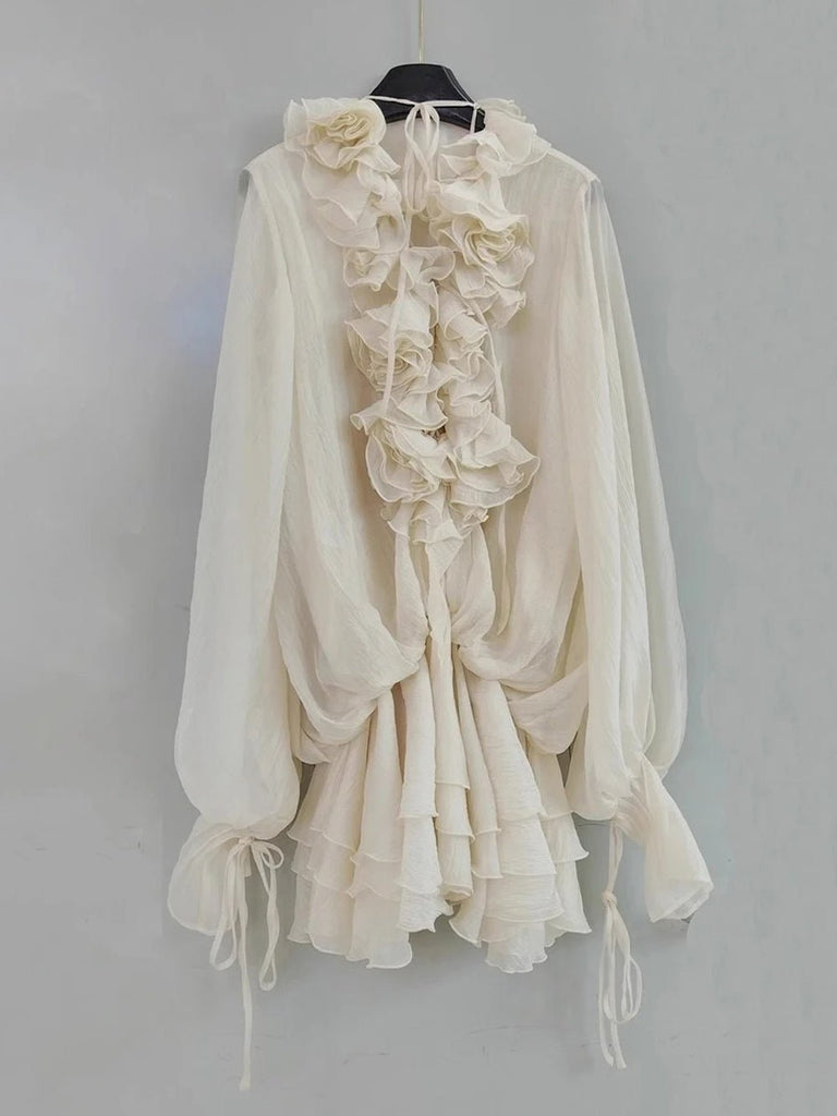 Stylish beautiful dress | Lila Long Sleeve Mini Dress - Ideal for special occasions