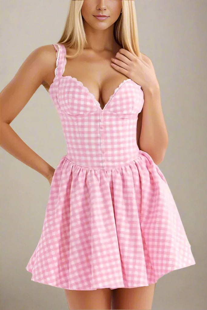 Stylish pink dress | Mari Bodycon Mini Dress - Blush Pink - Ideal for special occasions