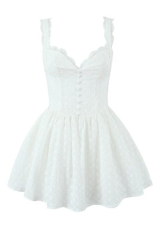 Shop  white dress - Perfect for special occasions | Mari Bodycon Mini Dress - White Pearl