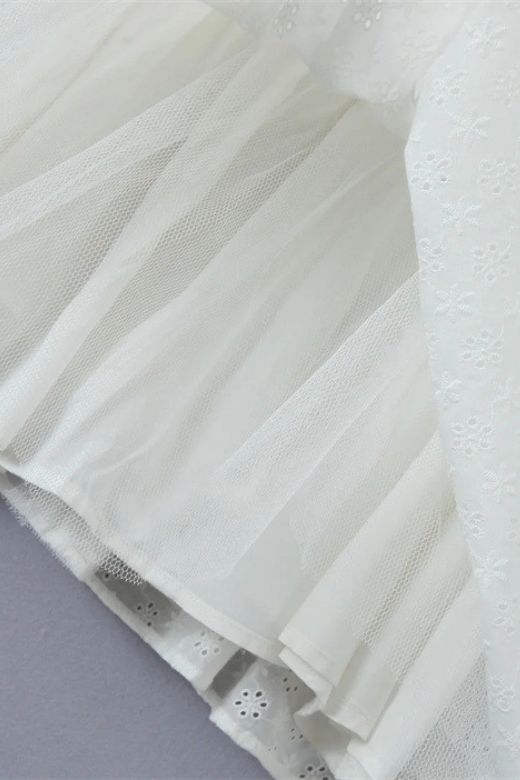 Mari Bodycon Mini Dress - White Pearl - Stylish white dress for special occasions | Buy Online