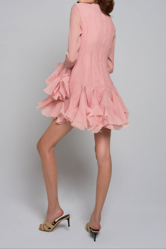 Marita Chiffon Mini Dress - Stylish beautiful dress for special occasions | Buy Online