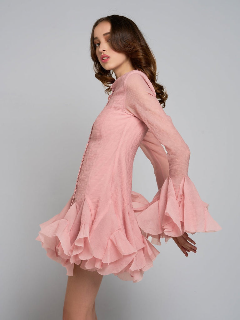 Stylish beautiful dress | Marita Chiffon Mini Dress - Ideal for special occasions