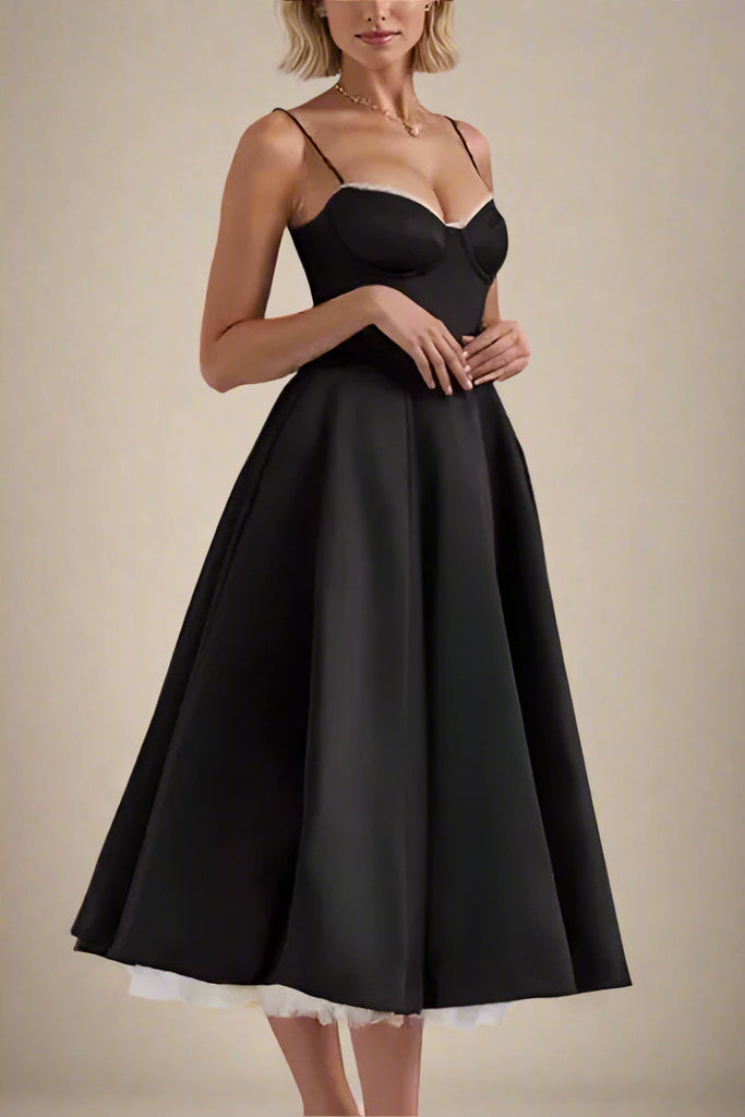 Shop  black dress - Perfect for special occasions | Mavis Midi Dress - Classic Black