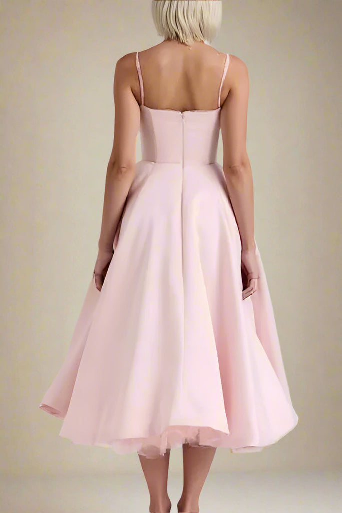 Shop  pink dress - Perfect for special occasions | Mavis Midi Dress - Dusty Pink