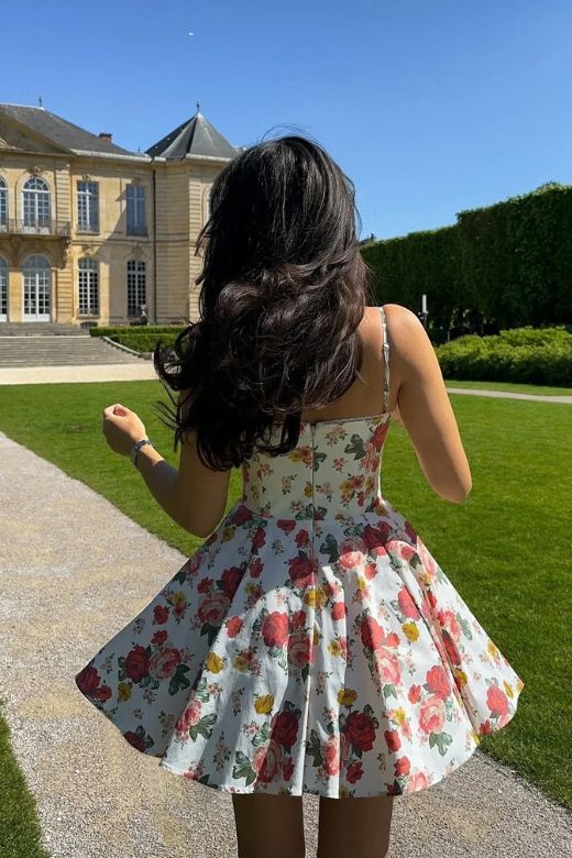 Stylish beautiful dress | Mavis Mini Dress - Cream - Ideal for special occasions