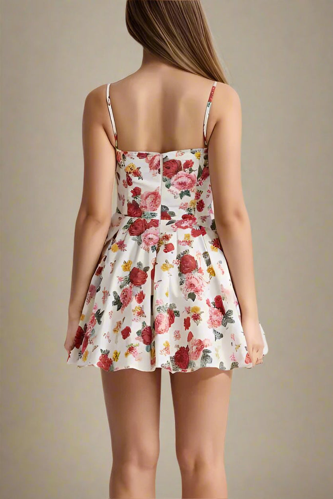 Mavis Mini Dress - Red Wine - Stylish red dress for special occasions | Buy Online