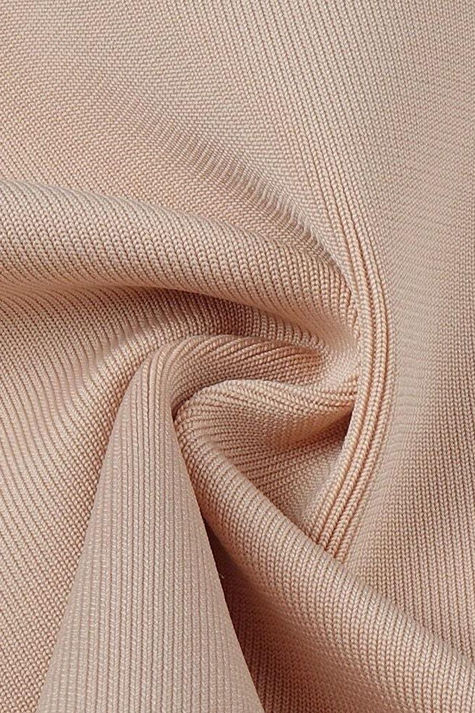 Milan Bandage Midi Dress - Nude - Stylish beautiful dress for special occasions | Buy Online