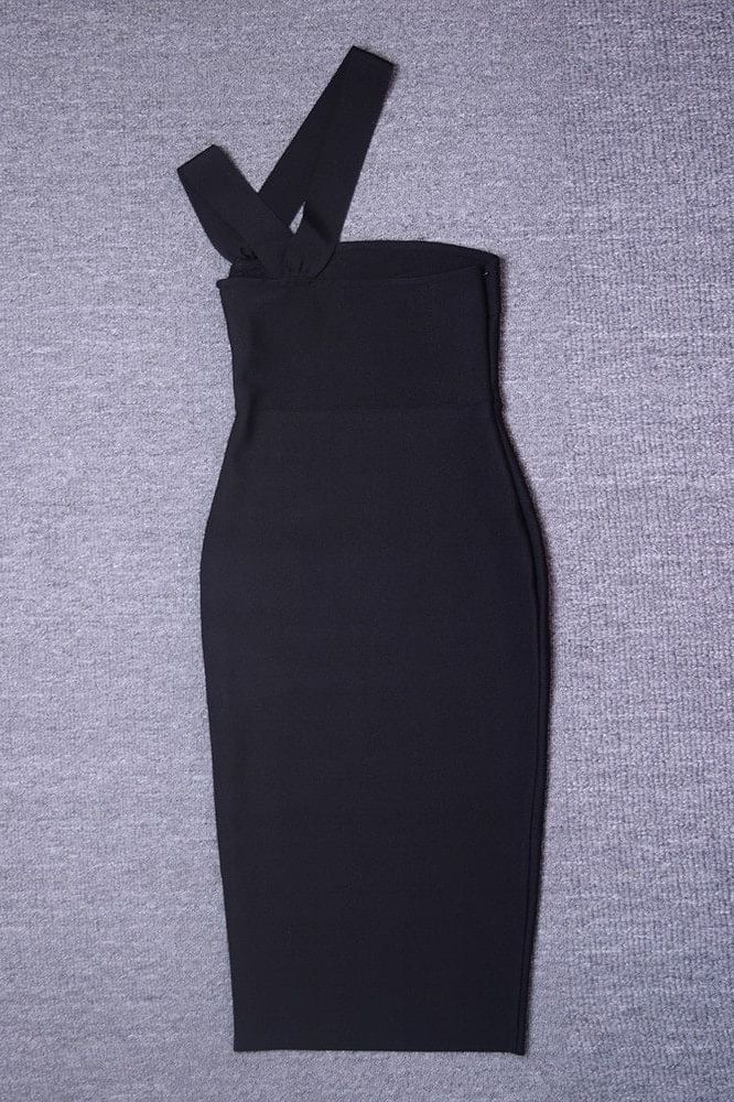 Shop  black dress - Perfect for special occasions | Molly Bandage Midi Dress - Classic Black