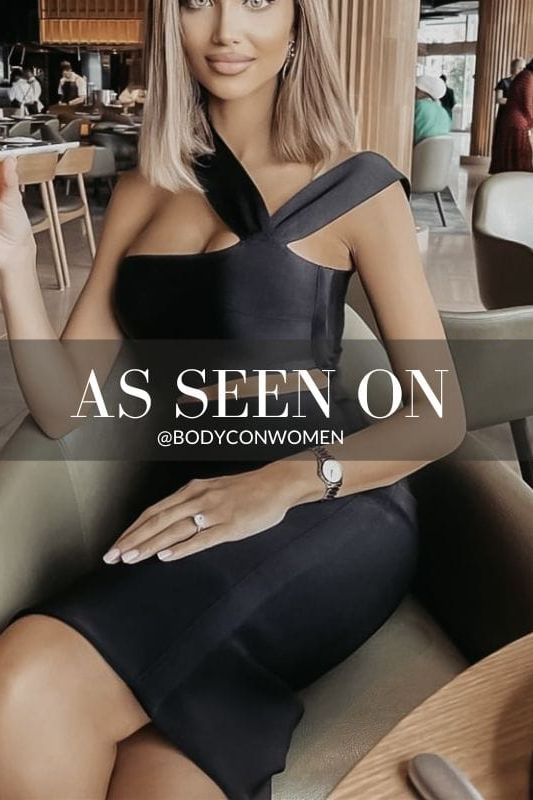 Shop  black dress - Perfect for special occasions | Molly Bandage Midi Dress - Classic Black