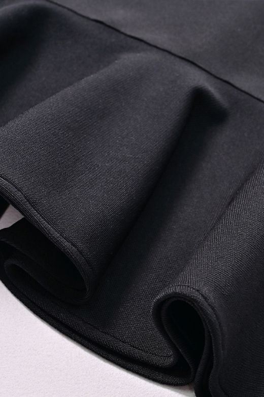 Stylish black dress | Nora Bandage Midi Dress - Classic Black - Ideal for special occasions