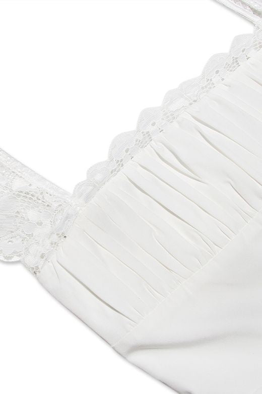 Nori Mini Dress - White Pearl - Stylish white dress for special occasions | Buy Online