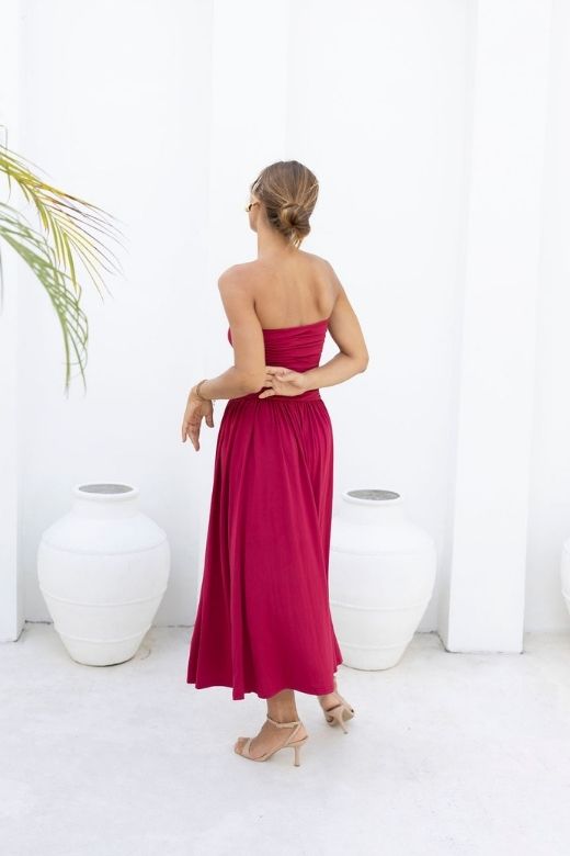 Shop  brown dress - Perfect for special occasions | North Bodycon Wrap Midi Dress - Chocolate Brown