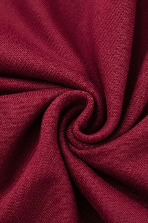 North Bodycon Wrap Midi Dress - Red Wine - Stylish red dress for special occasions | Buy Online