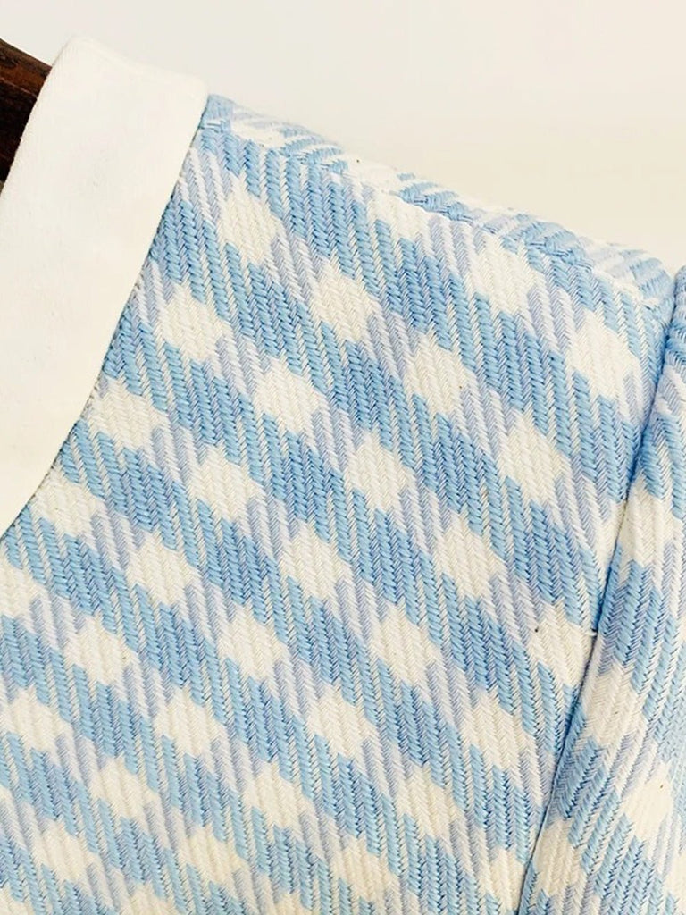 Shop  beautiful dress - Perfect for special occasions | Nyehok Block Plaid Tweed Mini Dress