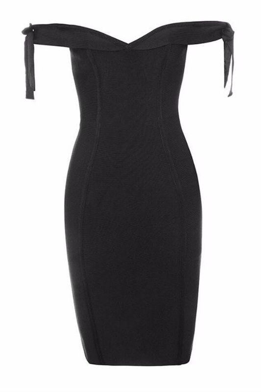 Shop  black dress - Perfect for special occasions | Penelope Bandage Mini Dress - Classic Black