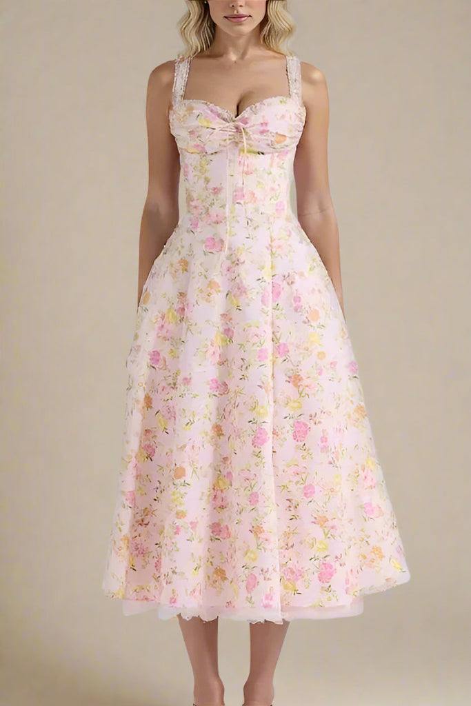 Pixie Midi Dress - Dusty Pink - Stylish pink dress for special occasions | Buy Online