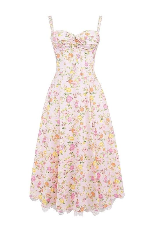 Pixie Midi Dress - Dusty Pink - Stylish pink dress for special occasions | Buy Online