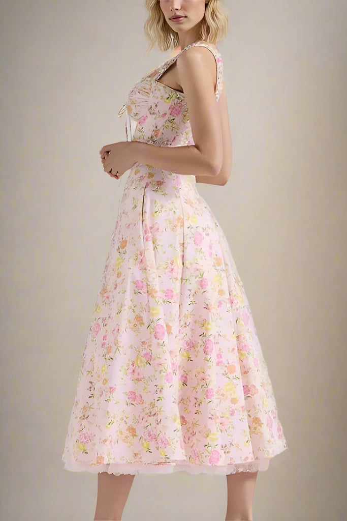 Shop  pink dress - Perfect for special occasions | Pixie Midi Dress - Dusty Pink