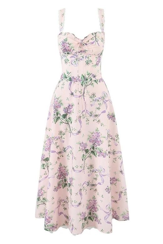 Pixie Midi Dress - Violet Purple - Stylish purple dress for special occasions | Buy Online