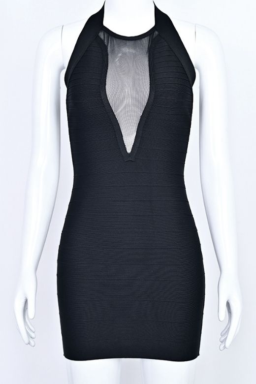 Shop  black dress - Perfect for special occasions | Remi Bandage Mini Dress - Classic Black