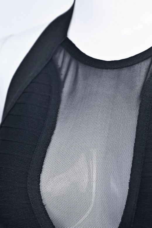 Stylish black dress | Remi Bandage Mini Dress - Classic Black - Ideal for special occasions