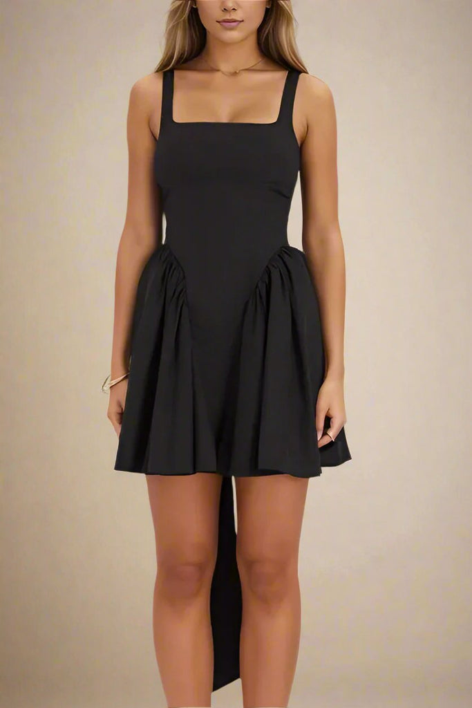 Rian Bodycon Mini Dress - Classic Black - Stylish black dress for special occasions | Buy Online