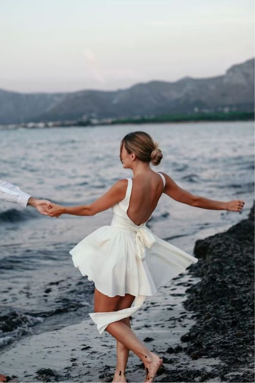 Shop  white dress - Perfect for special occasions | Rian Bodycon Mini Dress - White Pearl