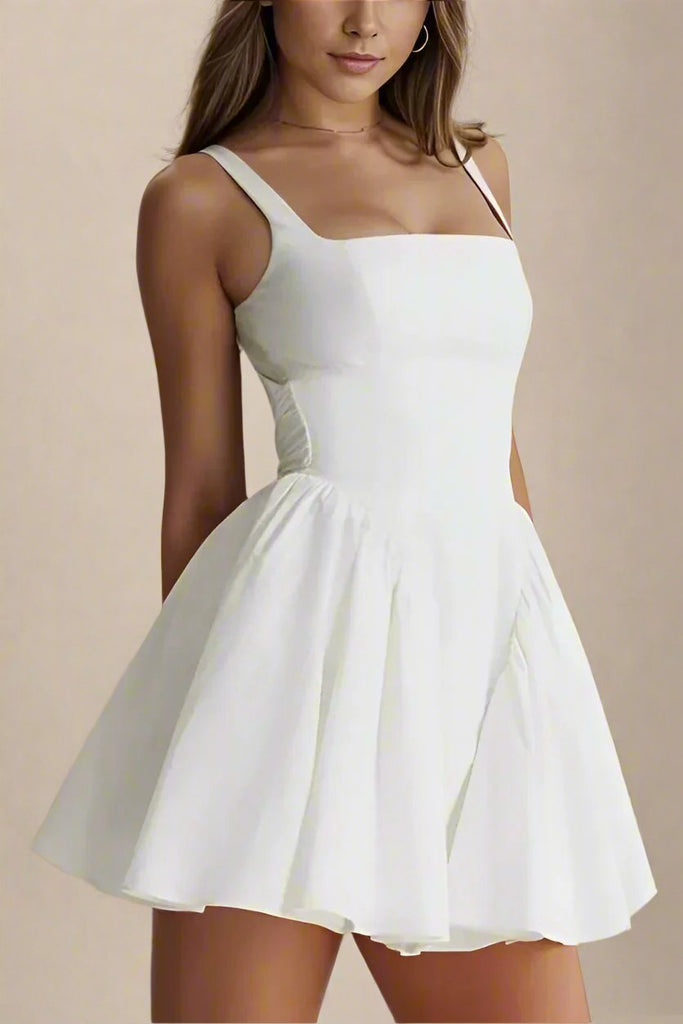 Shop  white dress - Perfect for special occasions | Rian Bodycon Mini Dress - White Pearl