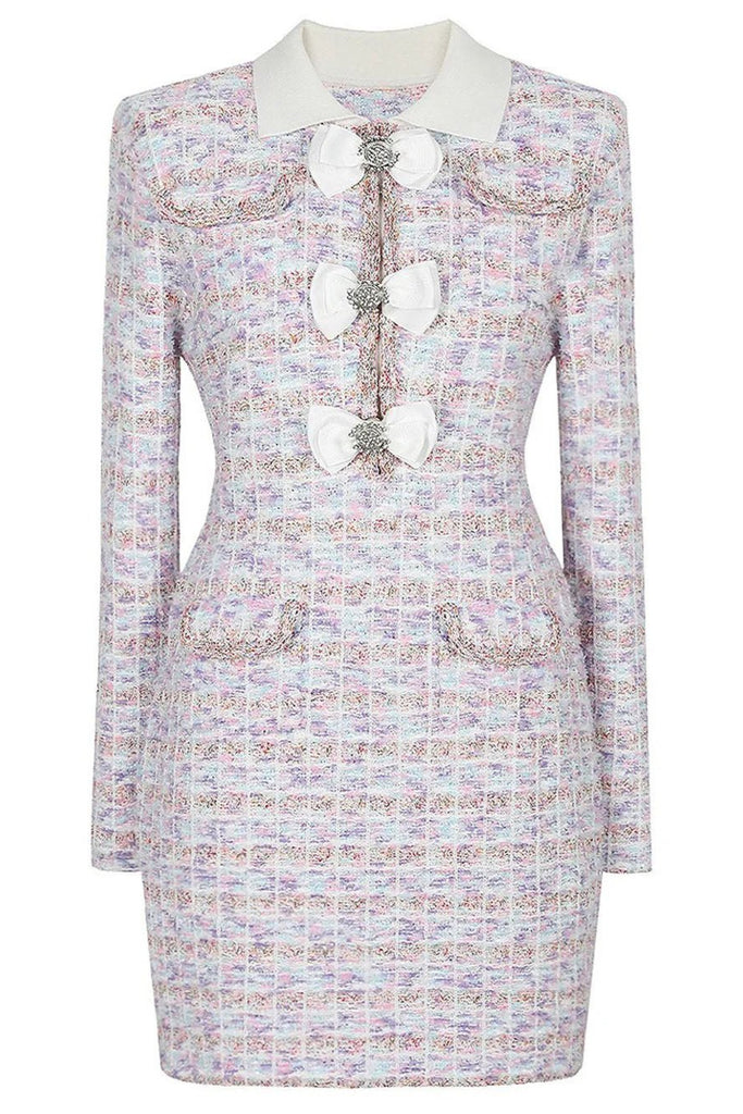 Shop  beautiful dress - Perfect for special occasions | River Crystal Woolen Knitted Midi Dress