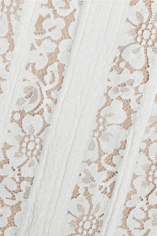 Shop  white dress - Perfect for special occasions | Rose Long Sleeve Bodycon Maxi Dress - White Pearl