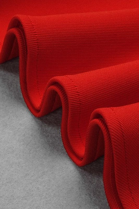 Shop  red dress - Perfect for special occasions | Sara Bodycon Long Sleeve Mini Dress - Lipstick Red