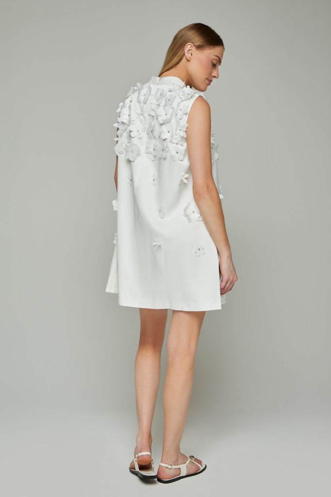 Saskia Floral Patchwork Doll Mini Dress - Stylish beautiful dress for special occasions | Buy Online