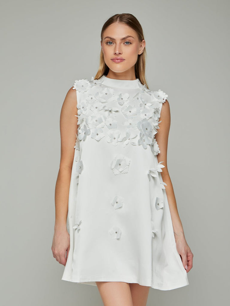 Shop  beautiful dress - Perfect for special occasions | Saskia Floral Patchwork Doll Mini Dress