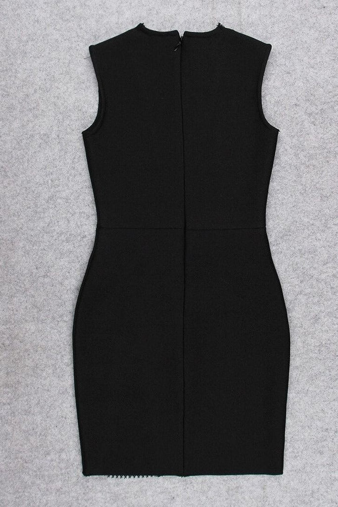 Stylish black dress | Sofie Bodycon Mini Dress - Classic Black - Ideal for special occasions