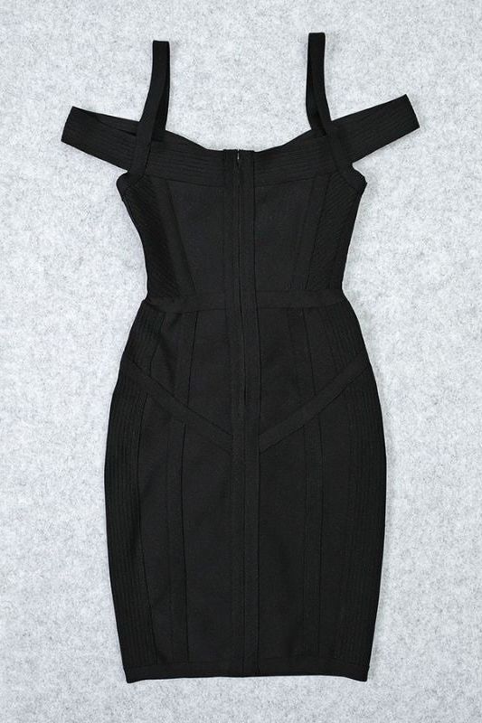 Sophia Bandage Mini Dress - Classic Black - Stylish black dress for special occasions | Buy Online