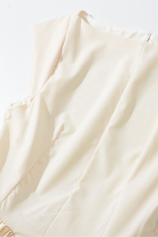 Shop  white dress - Perfect for special occasions | Stella Midi Dress - Ivory White