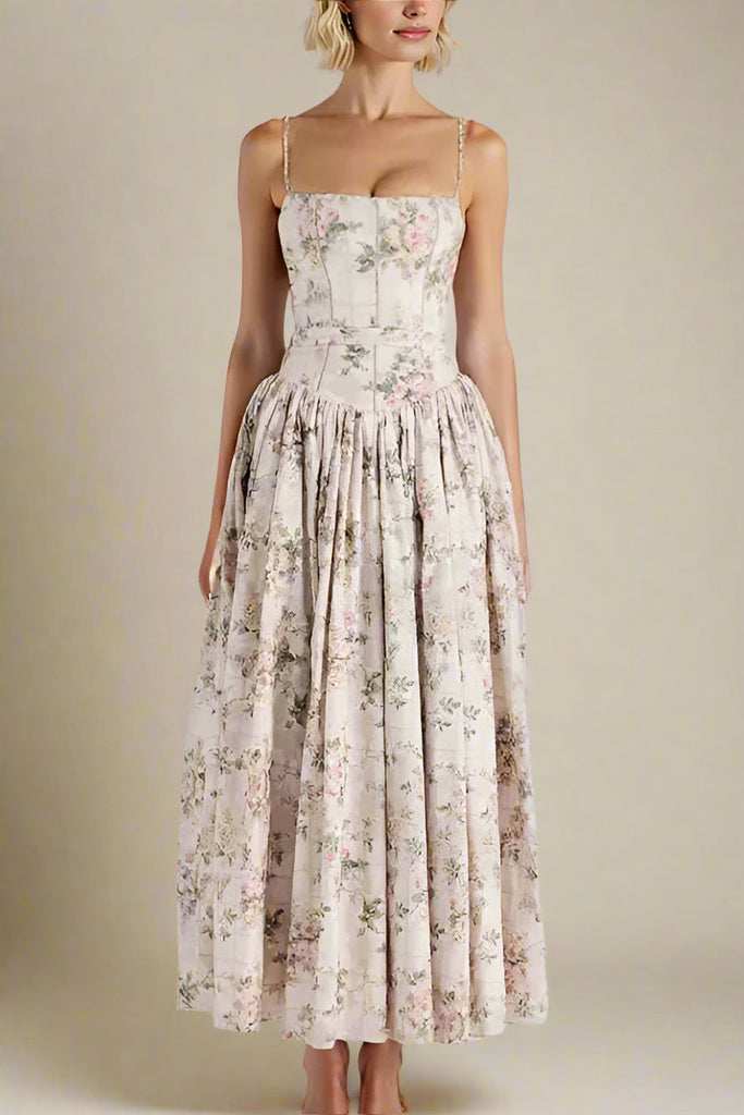 Shop  beige dress - Perfect for special occasions | Tasmin Midi Dress - Beige Cream