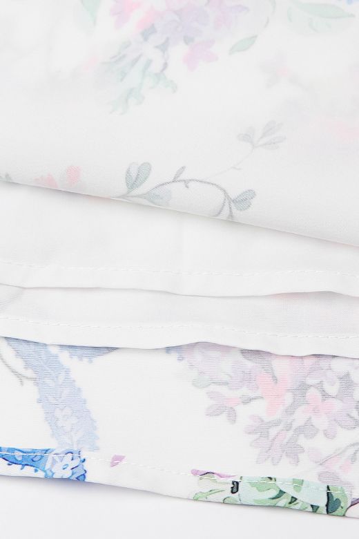 Stylish white dress | Tasmin Midi Dress - White Floral - Ideal for special occasions