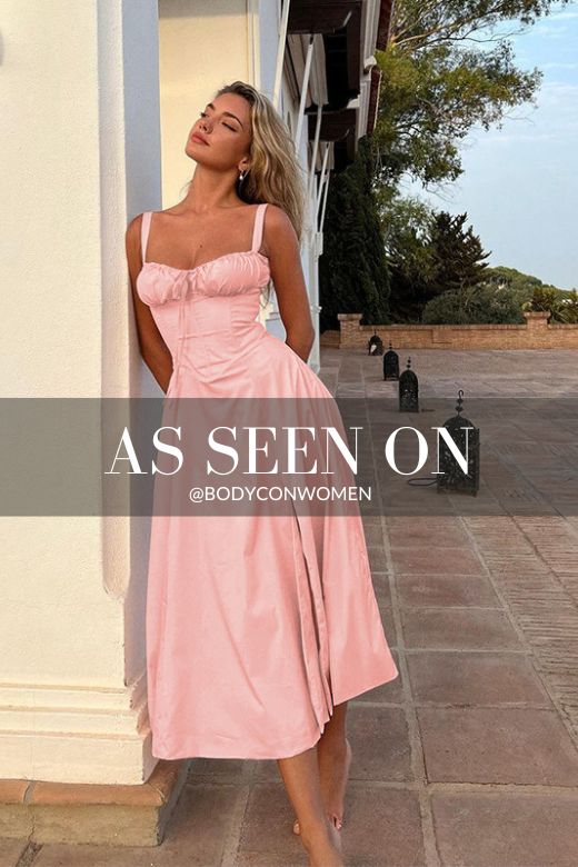 Shop  pink dress - Perfect for special occasions | Taylor Day Midi Dress - Flamingo Pink
