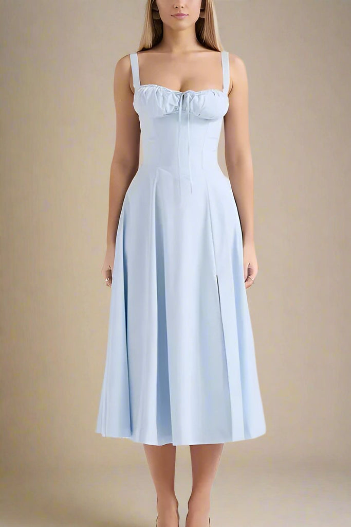 Shop  blue dress - Perfect for special occasions | Taylor Day Midi Dress - Baby Blue