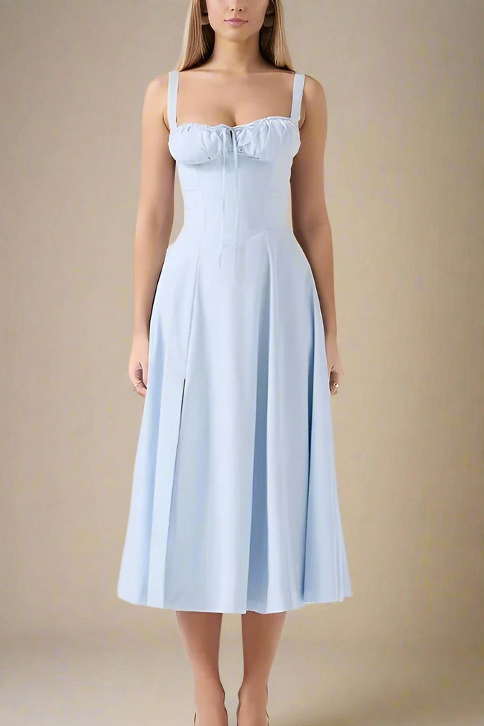 Shop  blue dress - Perfect for special occasions | Taylor Day Midi Dress - Baby Blue