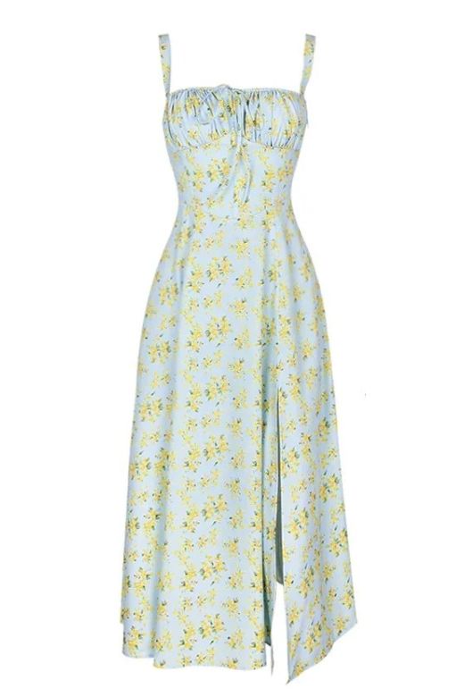 Shop  blue dress - Perfect for special occasions | Taylor Day Midi Dress - Sky Blue