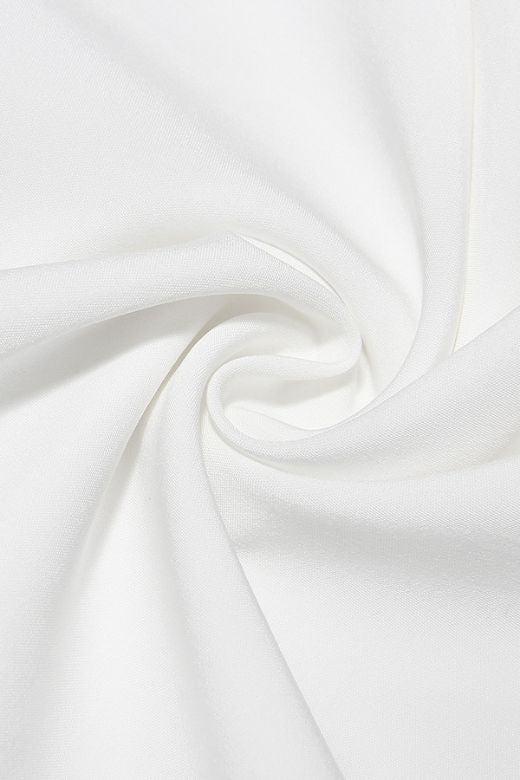 Willa Midi Dress - White Pearl - Stylish white dress for special occasions | Buy Online