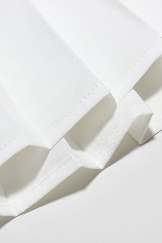 Stylish white dress | Vivien Bodycon Mini Dress - White Pearl - Ideal for special occasions