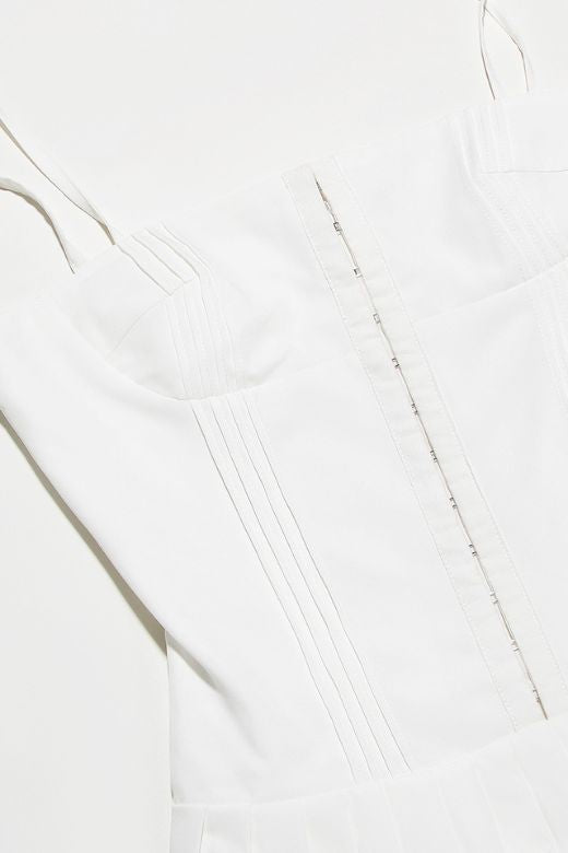 Shop  white dress - Perfect for special occasions | Vivien Bodycon Mini Dress - White Pearl