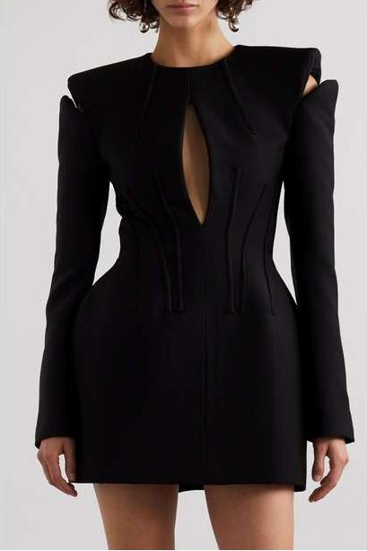 Shop  beautiful dress - Perfect for special occasions | Ophelie Cutout Lace Up Mini Dress