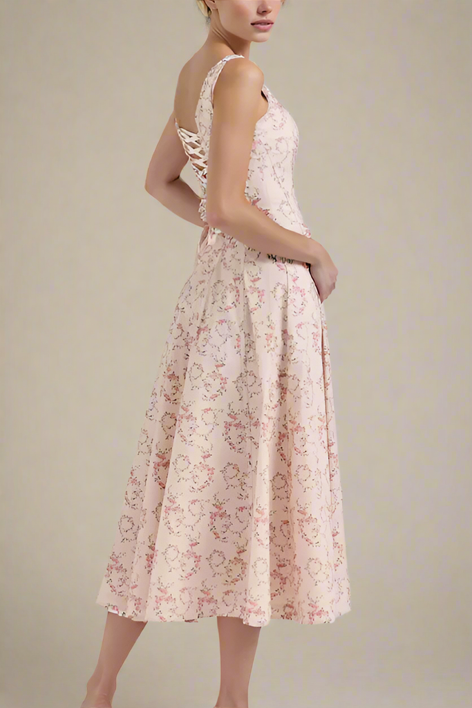 Willa Midi Dress - Dusty Pink - Stylish pink dress for special occasions | Buy Online