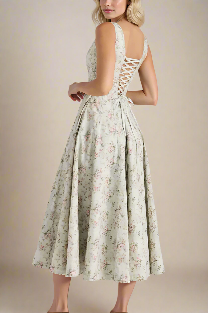 Willa Midi Dress - Mint Green - Stylish green dress for special occasions | Buy Online