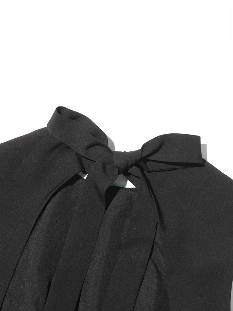 Stylish beautiful dress | Wren Bow Knot Backless Mini Dress - Ideal for special occasions